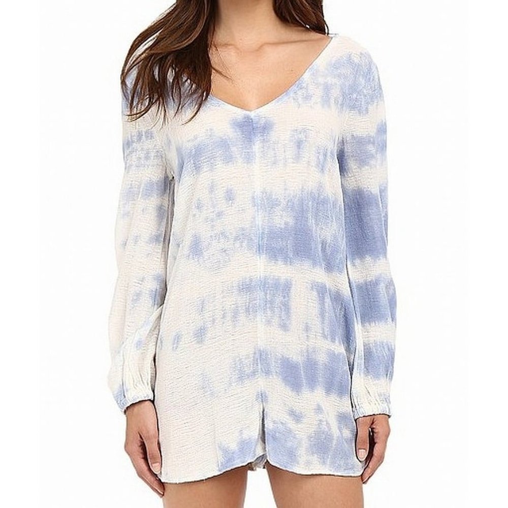 $59 BILLABONG Secret Dreamin Tie-Dye Romper